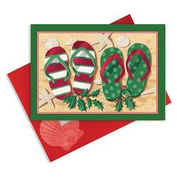Item 108589 Holiday Flip Flops Christmas Cards