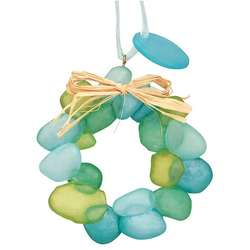 Item 109255 Sea Glass Wreath Ornament
