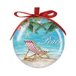 Item 109434 Myrtle Beach Shell Tree Ball Ornament