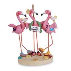 Item 109495 Outer Banks Partying Flamingo Girls Ornament