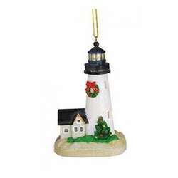 Thumbnail Light Up Lighthouse Ornament - Outer Banks