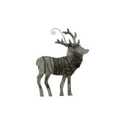 Item 122094 Birch Deer With Bell Ornament
