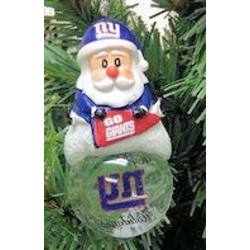 Item 141176 New York Giants Santa Snow Globe Ornament