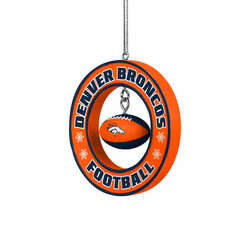 Item 143368 thumbnail Denver Broncos Floating Football Ornament