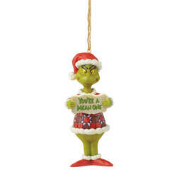 Item 156121 Grinch You Are Mean One Ornament