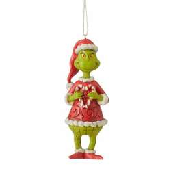 Thumbnail Grinch Holding Candy Ornament