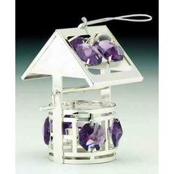 Thumbnail Silver Crystal Wishing Well Ornament