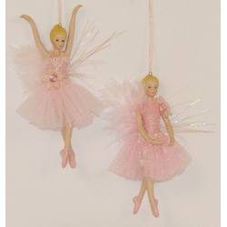 Item 170490 Pink Ballerina Girl Ornament 