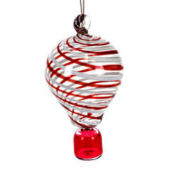 Thumbnail Ms Red & White Stripe Ornament