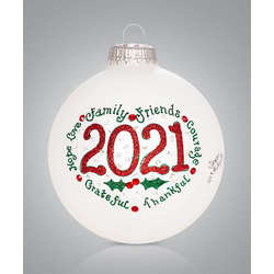 Item 202306 2021 Dated Ornament