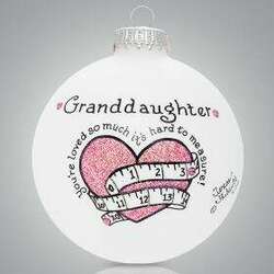 Thumbnail Granddaughter Heart Ornament