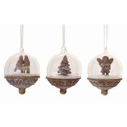 Item 245148 Birds/Christmas Tree/Angel Snow Globe Ornament