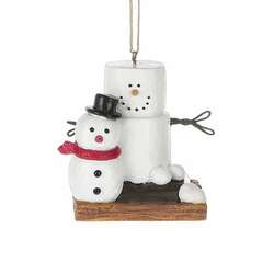 Thumbnail S'mores With Snowman Ornament