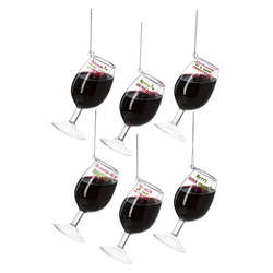 Item 260493 Wine Glass Ornament