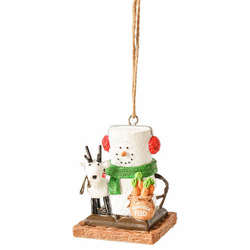 Thumbnail S'mores With Reindeer Ornament