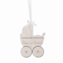 Thumbnail Baby's First Christmas Baby Carriage Ornament
