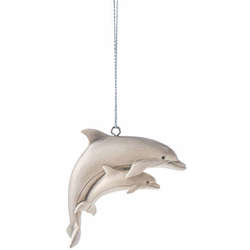 Item 262287 Dolphin With Baby Ornament