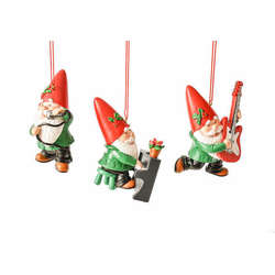 Thumbnail Gnome Musician Ornament