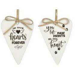 Thumbnail Hearts Forever/Paw Prints Ornament