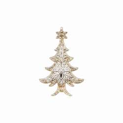 Item 282039 Gold Christmas Tree Ornament