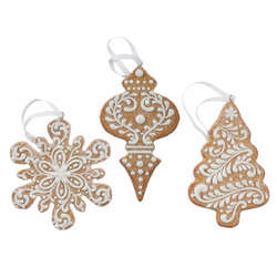 Thumbnail White Icing Gingerbread Ornament