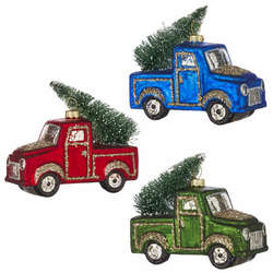 Item 282220 Truck With Tree Ornament