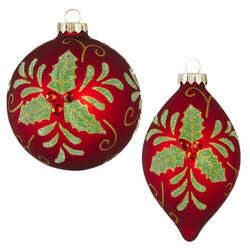 Item 282268 Holly Ornament