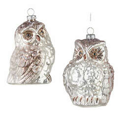 Item 282366 White Owl Ornament