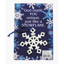 Item 291017 Religious Snowflake Ornament