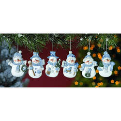 Item 291095 thumbnail Blue Snowman Ornament
