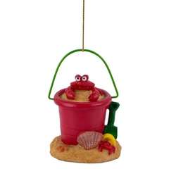 Item 294444 Bucket With Crab Ornament