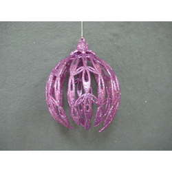 Item 302139 Taro Glitter Branching Ball Ornament