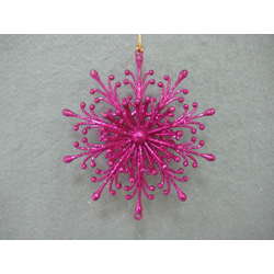 Item 302210 Fuchsia Flower Ornament