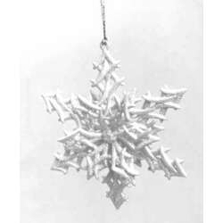 Item 302399 thumbnail White Snowflake Ornament
