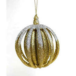 Thumbnail Gold Pattern Ball Ornament