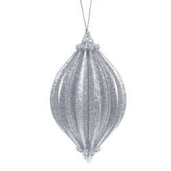 Item 302412 Silver Drop Ornament