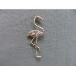 Item 303039 Sand Gold Flamingo Ornament