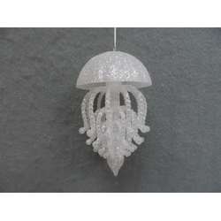 Item 303122 thumbnail Sparkle White Jellyfish Ornament