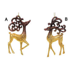 Item 303125 Bronze/Copper/Champagne Gold Deer Ornament