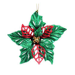 Item 303143 Poinsettia Ornament