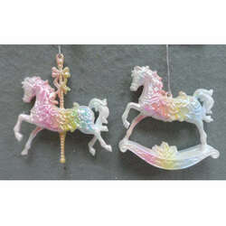 Item 303145 thumbnail Multicolor Horse Ornament