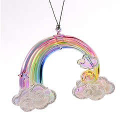 Item 303162 Rainbow With Clouds Ornament