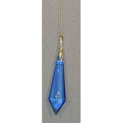 Item 312040 Long Blue Drop Ornament