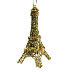 Item 312046 thumbnail Gold Eiffel Tower Ornament