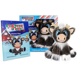 Item 322044 Reindeer In Here Toy/Book Set