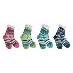 Item 322143 Nordic Snowflake Knit Thermal Socks