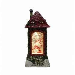Item 322168 Gnome House Glitter Water Lantern