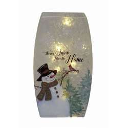 Item 322277 Light Up Snowman Vase