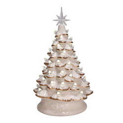 Thumbnail Light Up Ivory Christmas Tree