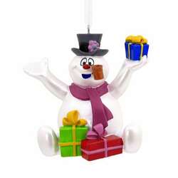 Thumbnail Frosty The Snowman With Presents Ornament